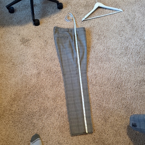 Like new Womens Banana Republic double breasted plaid Suit SET Pants Jacket 2 4 - Picture 10 of 15